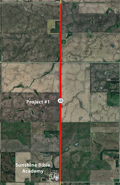 Project #1 - Located south of Miller